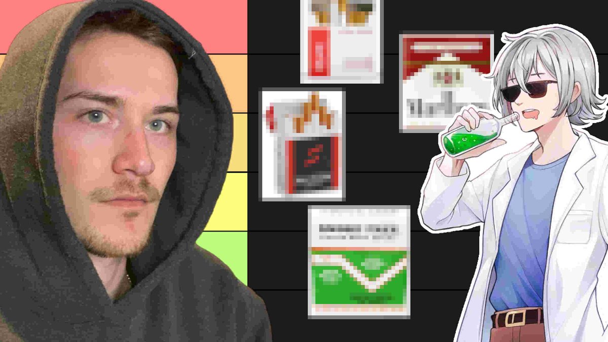 Will be LIVE on YT and Twitch in roughly 10 minutes! Gonna be weighing in  on Herbal Cigarette tierlist rankings with @uwutoowo1, make sure to tune in!
