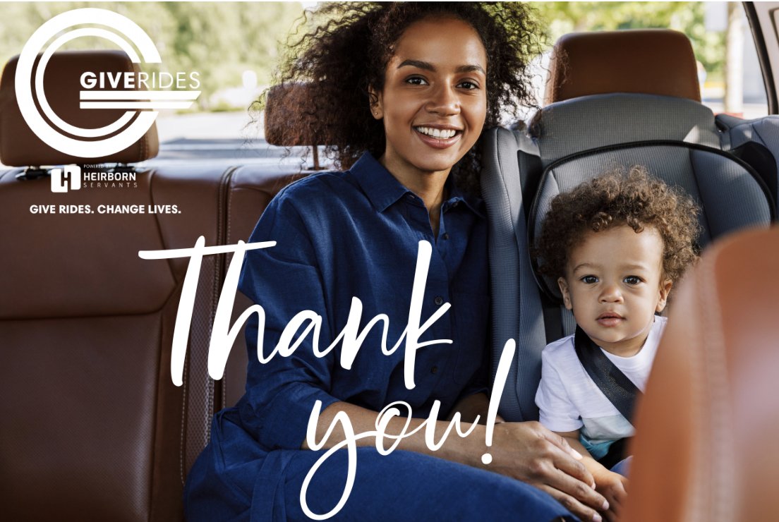 giverides's tweet photo. 🚗 THANK YOU to our amazing supporters and donors! Your generosity powers our mission, making a real impact, one ride at a time, and creating brighter futures for those in need. 💖 #GiveRides #ThankYou #TransformingLives  https://t.co/RwrdM1g14S https://t.co/Rofvd1jUn7