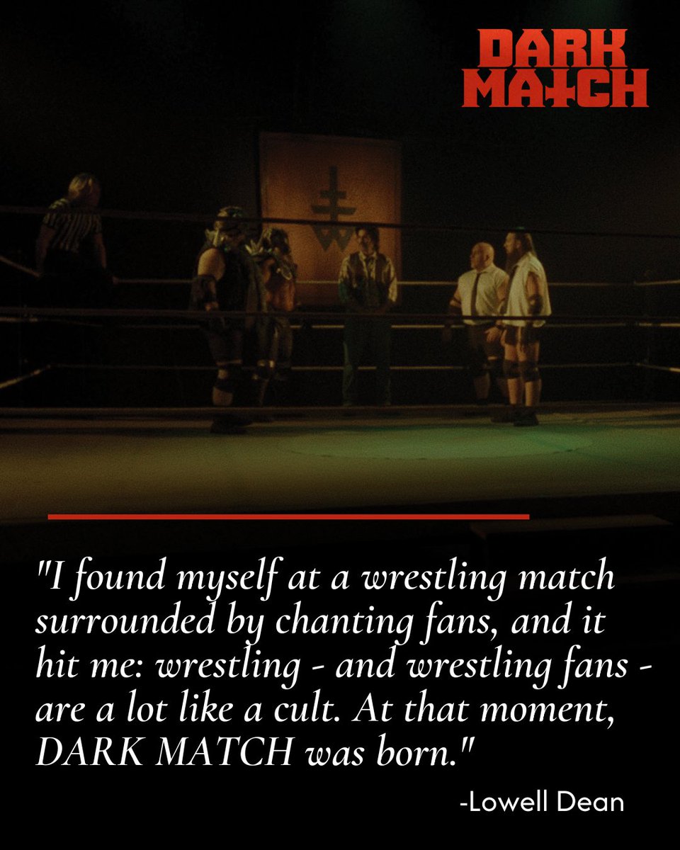 DARK MATCH (@darkmatchmovie) on Twitter photo Inspiration strikes in the most unexpected places...
<a href="/lolofilm/">Lowell Dean</a> #DarkMatchMovie #ComingSoon #Wrestling #Horror Inspiration strikes in the most unexpected places...
<a href="/lolofilm/">Lowell Dean</a> #DarkMatchMovie #ComingSoon #Wrestling #Horror