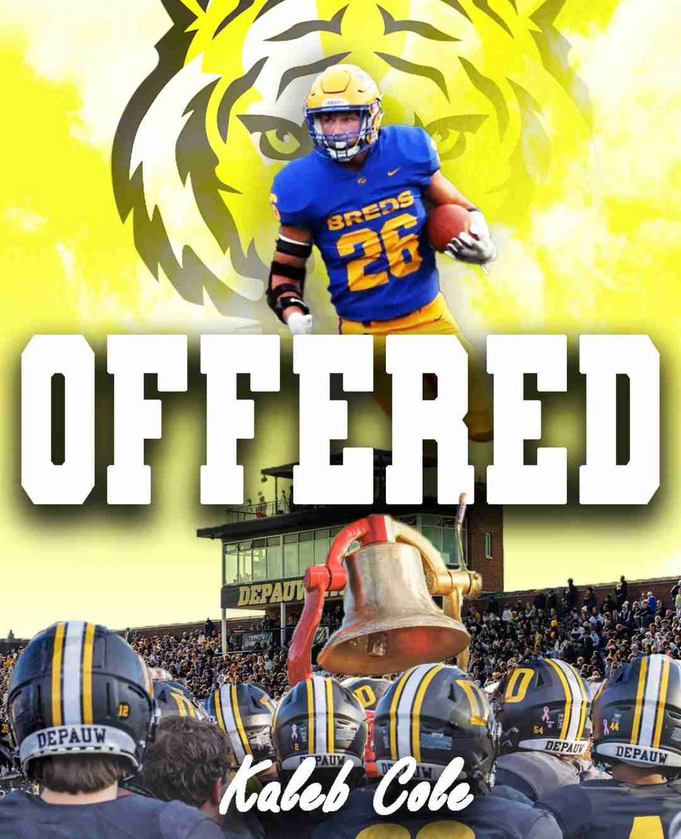 Kaleb Cole (@kalebcole26) on Twitter photo Blessed to have been given another chance to compete at the next level by <a href="/DePauwTigersFB/">DePauw Football</a> and <a href="/qbdietz/">Brett Dietz</a> Blessed to have been given another chance to compete at the next level by <a href="/DePauwTigersFB/">DePauw Football</a> and <a href="/qbdietz/">Brett Dietz</a>