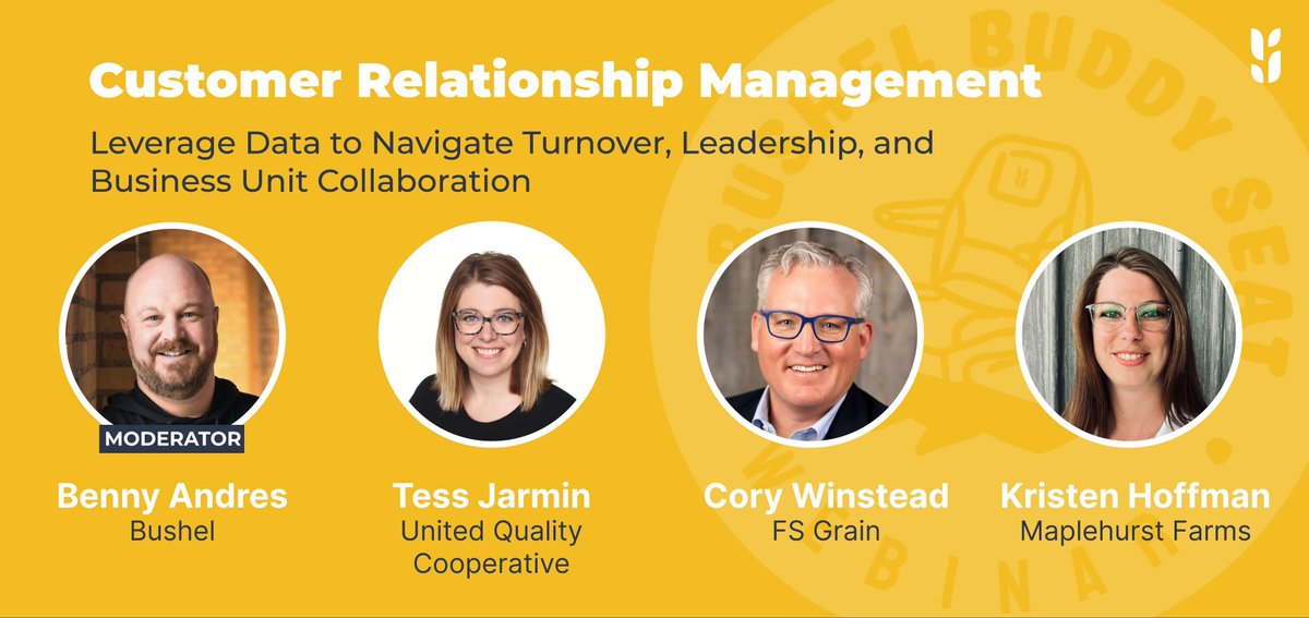 bushelpowered's tweet photo. Missed our webinar? 🎥
Learn how managing customer data can tackle staff turnover, prepare for leadership changes, and improve team collaboration. Watch the recording now and gain insights to strengthen your business: https://t.co/7gVRZWfq5C
#bushelpowered https://t.co/60bXczHlRZ