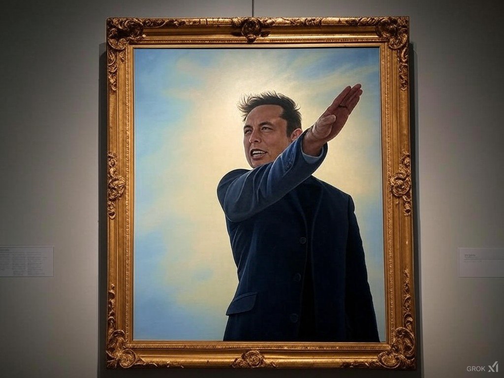 thank you for grok, it was able to capture your "vision"

...but i must say there have been better painters

...and maybe take a walk and touch some gras ... asap?🤦