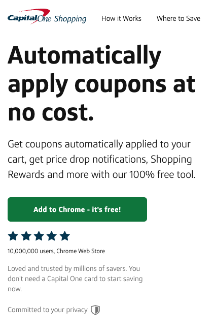 you should probably check out Capital One Shopping. Looks like they're offering to find discount codes with a web browser extension also that has 10M users. Looks like Honey isn't the only one in on the action of stealing affiliate commissions. <a href="/megalag/"></a> <a href="/MKBHD/">Marques Brownlee</a>