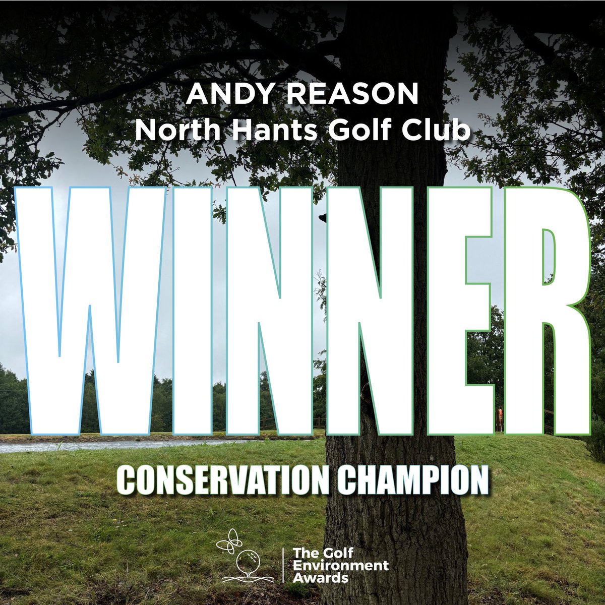 Golf Environment Awards (@golfenvawards) on Twitter photo The penultimate award of the evening...Conservation Champion of the year goes to...Andy Reason from <a href="/NorthHantsGC/">North Hants GC</a> presented by Richard Owens from <a href="/tillersturf/">Tillers Turf</a>
This award is given to outstanding individuals who make significant contributions to the environment. The penultimate award of the evening...Conservation Champion of the year goes to...Andy Reason from <a href="/NorthHantsGC/">North Hants GC</a> presented by Richard Owens from <a href="/tillersturf/">Tillers Turf</a>
This award is given to outstanding individuals who make significant contributions to the environment.
