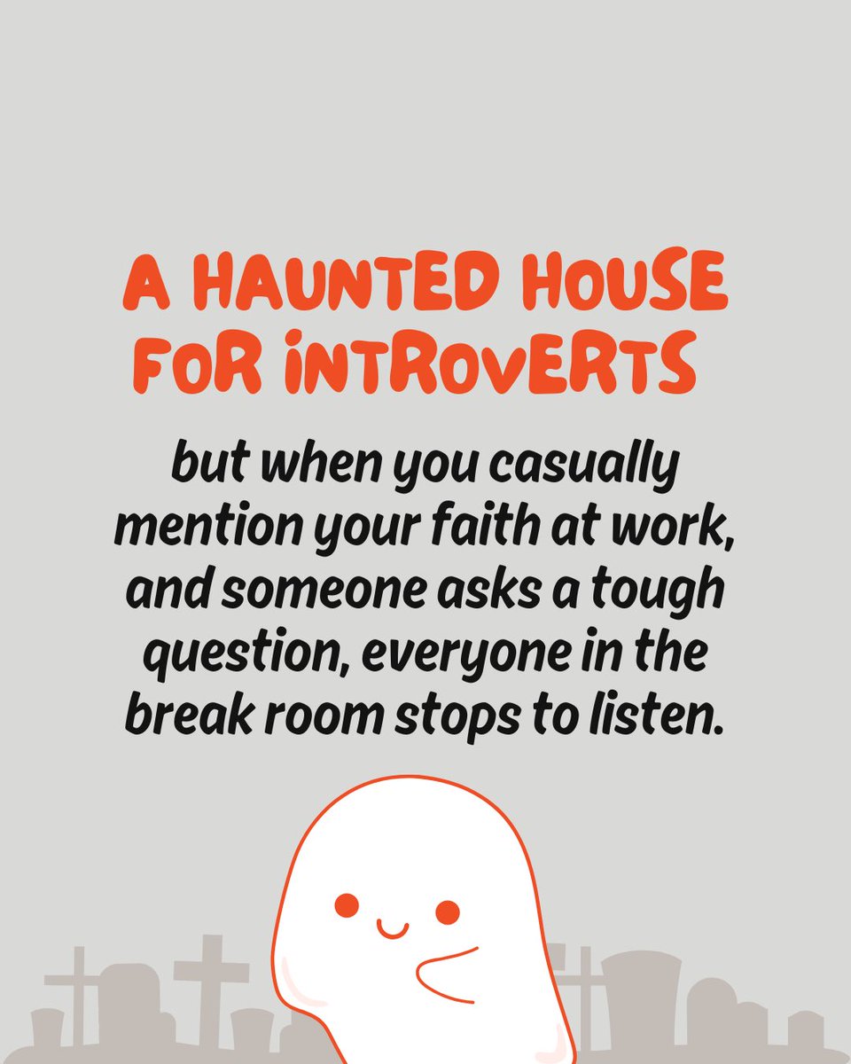 indigitous's tweet photo. A haunted house for introverts sharing their faith except it’s….   Add your personal nightmare 👻👇 https://t.co/cRKGV0Nd1g