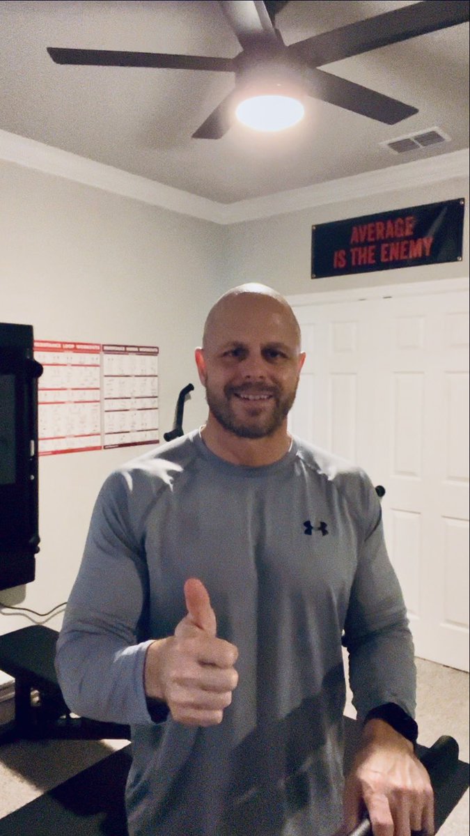 ColonelRedmond's tweet photo. Got after it today: a morning spin, some time in the gym, and capped it off with an evening 5K indoors because even Florida decided to get chilly. ❄️ No excuses, just work.🫡 #MentalLab #KeepGoing https://t.co/fwRTWh1uqL