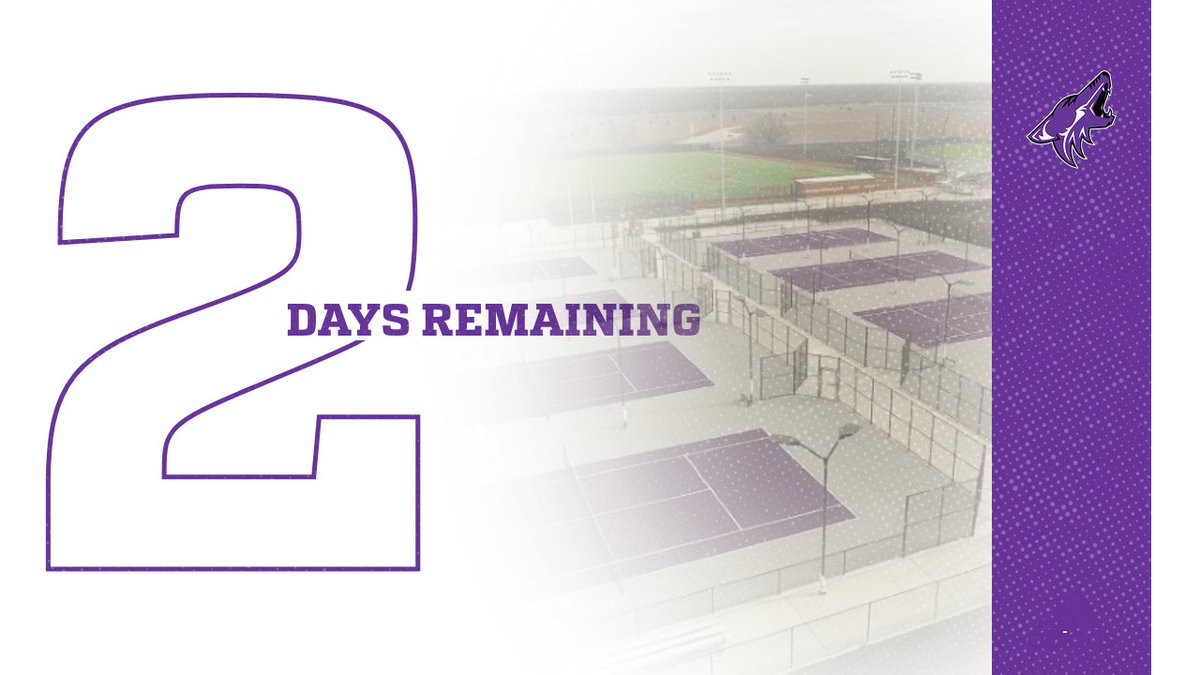 Only 2 days left until our Coyotes go to their first tournament—best of luck to the varsity players🎾💪💜🐺

#CU #AnnaCoyotes #AHSTennis #HighSchoolTennis #Coytoes