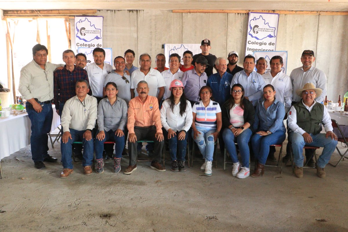 cicoaxaca's tweet photo. Se realizó el pasado 21 de Enero del presente, el  𝘾𝙊𝙇𝘼𝘿𝙊 𝘿𝙀 𝙇𝘼 𝙇𝙊𝙎𝘼 𝘿𝙀 𝙀𝙉𝙏𝙍𝙀𝙋𝙄𝙎𝙊 de la Construcción de la Primera Etapa de la Sede de nuestro Colegio de Ingenieros Civiles de Oaxaca A.C. https://t.co/KJG8WX2V1R