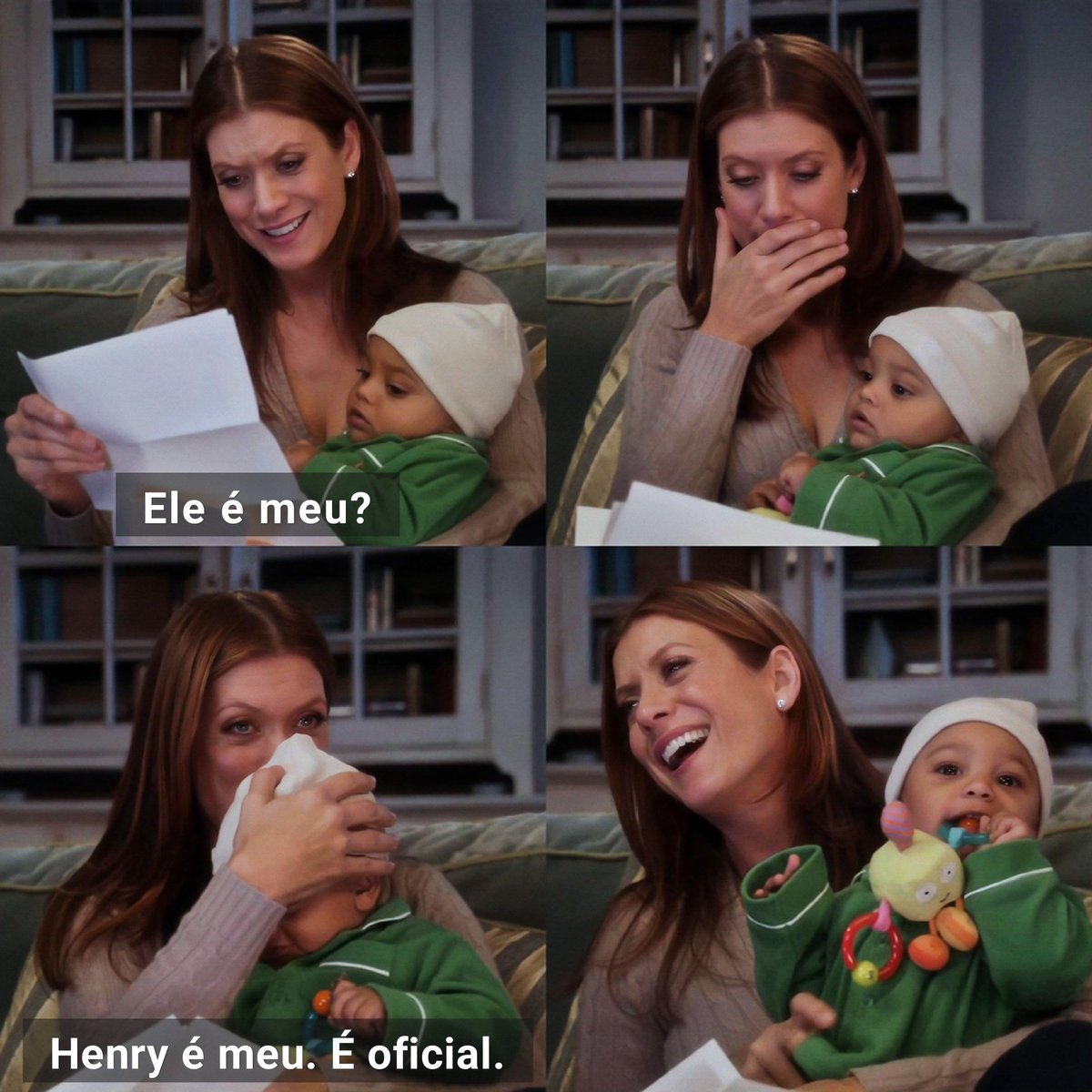 a felicidade dela recebendo a guarda 
do henry ❤️‍🩹🥺