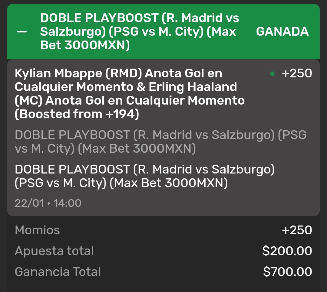 JefesPicks's tweet photo. Hoy nos llevamos hasta el Boost del tío. 
#freepicks #stake #bet   #jefespicks #playdoitmexico #apuestasdeportivas #parlay #apuestas https://t.co/XtNG6PKh09