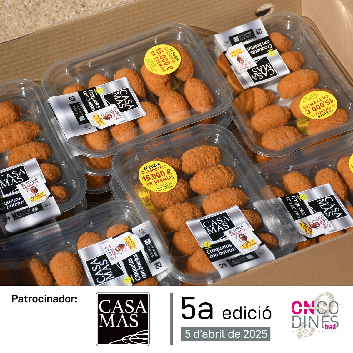 OnCodinesTrail's tweet photo. 🍝 El dia del repte, cuina Casa Mas.
🙂 L'empresa de plats cuinats és un dels patrocinadors més fidels de l'OnCodines Trail i ens ha donat suport des del primer dia. Aquesta edició, tornarem a tenir la sort de comptar amb ells!
📷 Aina Parareda
#oncodinestrail #deixantpetjada https://t.co/glOgUMHV9Q