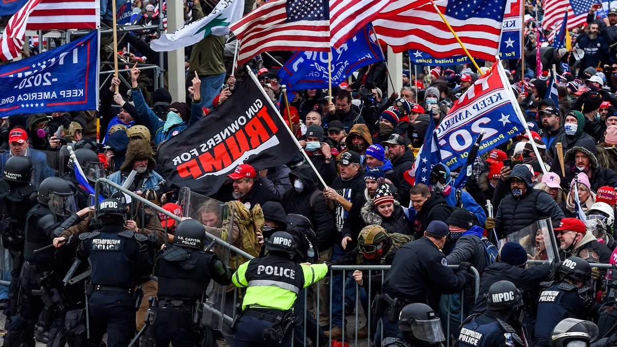RpsAgainstTrump's tweet photo. Republican Congressman Dan Newhouse to CNN: Trump’s pardons of Jan. 6 rioters who assaulted police officers were a "middle finger to law enforcement and our judicial system." https://t.co/jldAGvXOpl