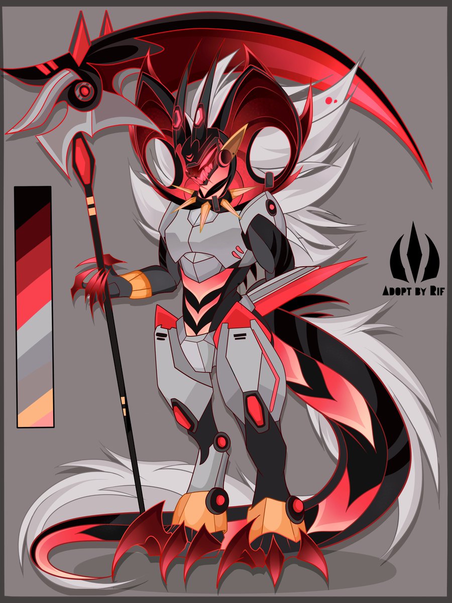zephyrrcue's tweet photo. Ever dreamed of creating the ultimate badass OC?
Behold the combo of two incredibly unique species, of scales and high-tech vibes: Snake x Protogen adopt! What a king!
SB: 80$.
MIN: 10$.
AB1: 400$.
AB2: 600$.
Please, show some love with 🖤🔃
#Protogen #Protogenadopt #Adopt https://t.co/KtwoVPiS6o
