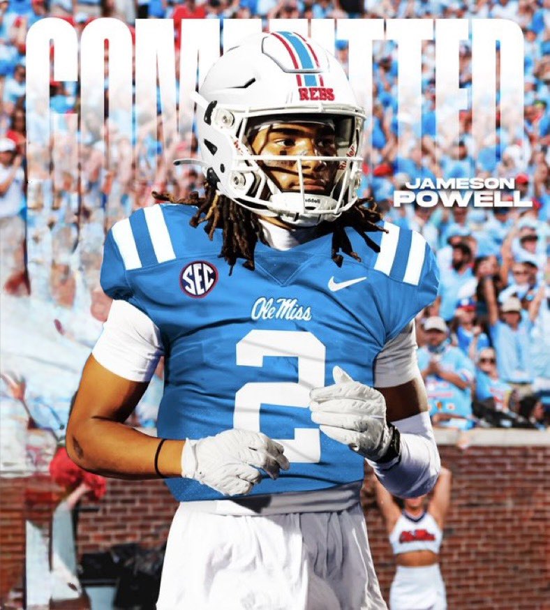 Scott Robison (@coachscottrob) on Twitter photo Folsom High’s very own Jameson Powell is taking his talents to Oxford,MS ! Huge congrats to the 2026 WR/ATH on committing to <a href="/OleMissFB/">Ole Miss Football</a>! Can’t wait to see you shine on the gridiron this year and beyond! #HottyToddy #ComeToTheSip #FolsomToSip 🔵🔴🦈
<a href="/Zach_Berry/">Zach Berry</a> <a href="/Lane_Kiffin/">Lane Kiffin</a> Folsom High’s very own Jameson Powell is taking his talents to Oxford,MS ! Huge congrats to the 2026 WR/ATH on committing to <a href="/OleMissFB/">Ole Miss Football</a>! Can’t wait to see you shine on the gridiron this year and beyond! #HottyToddy #ComeToTheSip #FolsomToSip 🔵🔴🦈
<a href="/Zach_Berry/">Zach Berry</a> <a href="/Lane_Kiffin/">Lane Kiffin</a>