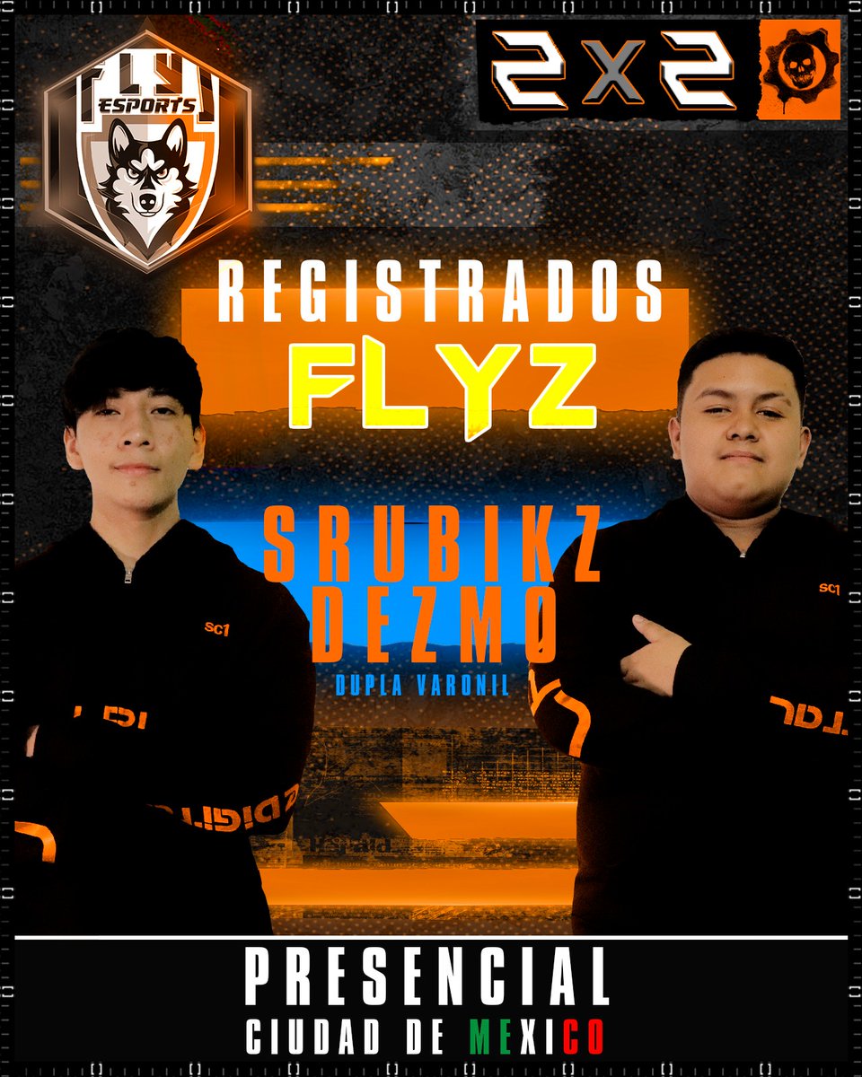 ¿Nos extrañaron?
Estamos de vuelta y listos para ir a un presencial mas 🔥
2 grandes jugadores nos estarán representando en este gran evento
<a href="/DeporteDigitalH/">Deporte Digital 01</a>
Dupla:
<a href="/TitoDezmo/">Dezmo</a>
<a href="/sRubikz/">cubeibi</a>
La manada vuelve para dar de que hablar 🐺💙
#Goflyz
<a href="/VPN_MEXICO/">Virtual Pro Network México</a>
<a href="/Kosmicplus/">Kosmic+ 🚀</a>
<a href="/EWINMexico/">EWINMX</a>