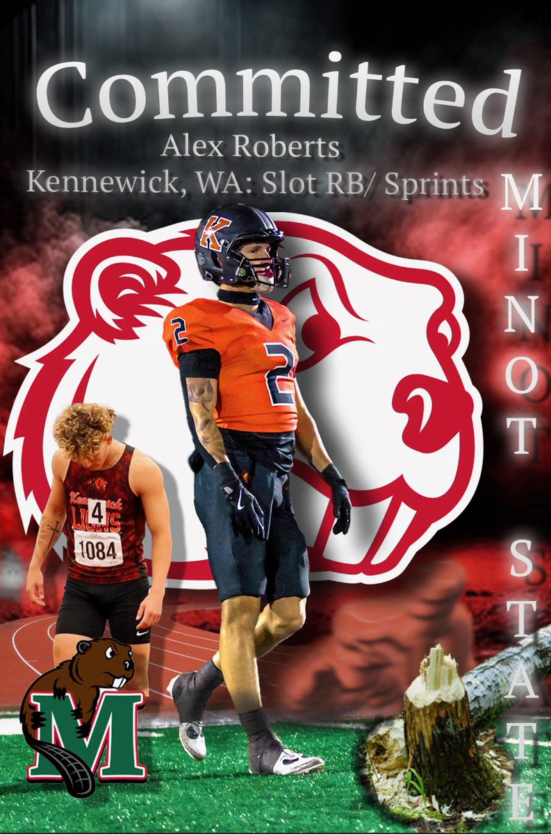 Alex Roberts (@areeseroberts) on Twitter photo Blessed to say I’m committed to Minot State In football and track 🦫 #AGTG #EMAB #WADL <a href="/coachshields/">Ian Shields</a> <a href="/CoachFam/">Coach Mike Famiglietti “Fam”</a> <a href="/Coach_D_Mac/">Darryl McBride Jr</a> <a href="/CoachWolfley/">Maverick Wolfley</a> <a href="/CoachJordanAus/">Jordan Aus</a> Blessed to say I’m committed to Minot State In football and track 🦫 #AGTG #EMAB #WADL <a href="/coachshields/">Ian Shields</a> <a href="/CoachFam/">Coach Mike Famiglietti “Fam”</a> <a href="/Coach_D_Mac/">Darryl McBride Jr</a> <a href="/CoachWolfley/">Maverick Wolfley</a> <a href="/CoachJordanAus/">Jordan Aus</a>