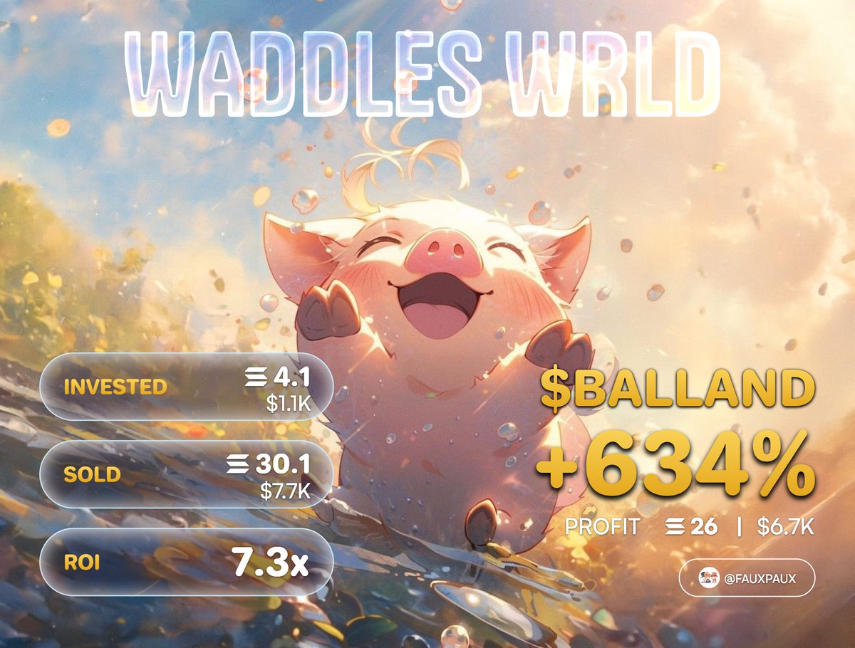 We just cooked up another dub! Who wants an inv to waddles wrld? 🐷
