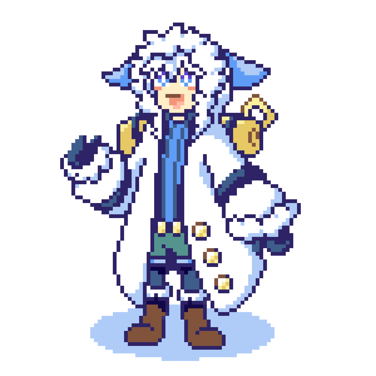 plakythebirb's tweet photo. he cute
[雪家てぃ]
#utau #fanart #雪男宅創作 #pixelatt #ドット絵 
#procreate https://t.co/H7Hku0EDpc