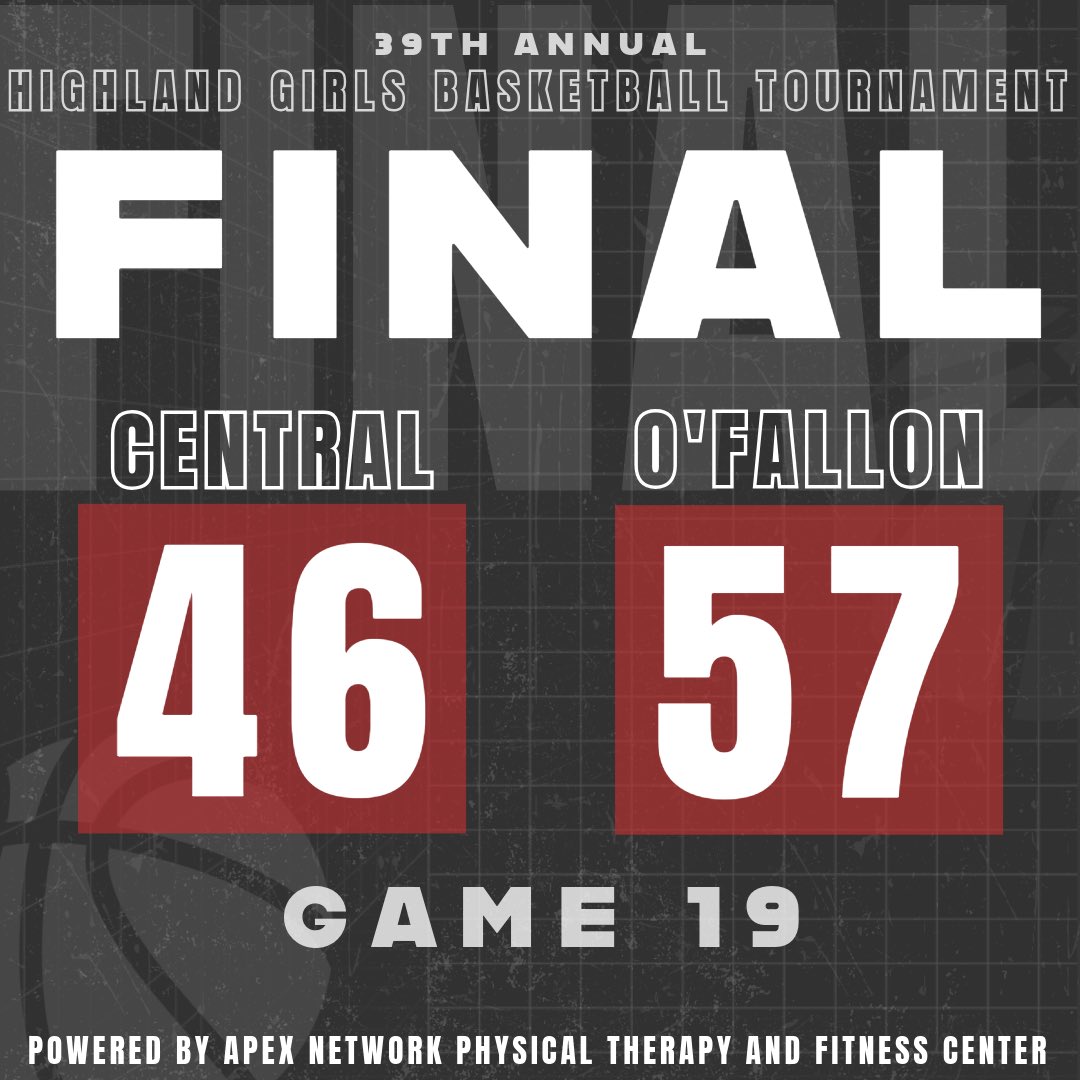 Highland Apex Physical Therapy and Fitness Center Girls Basketball Tournament Game 19 final