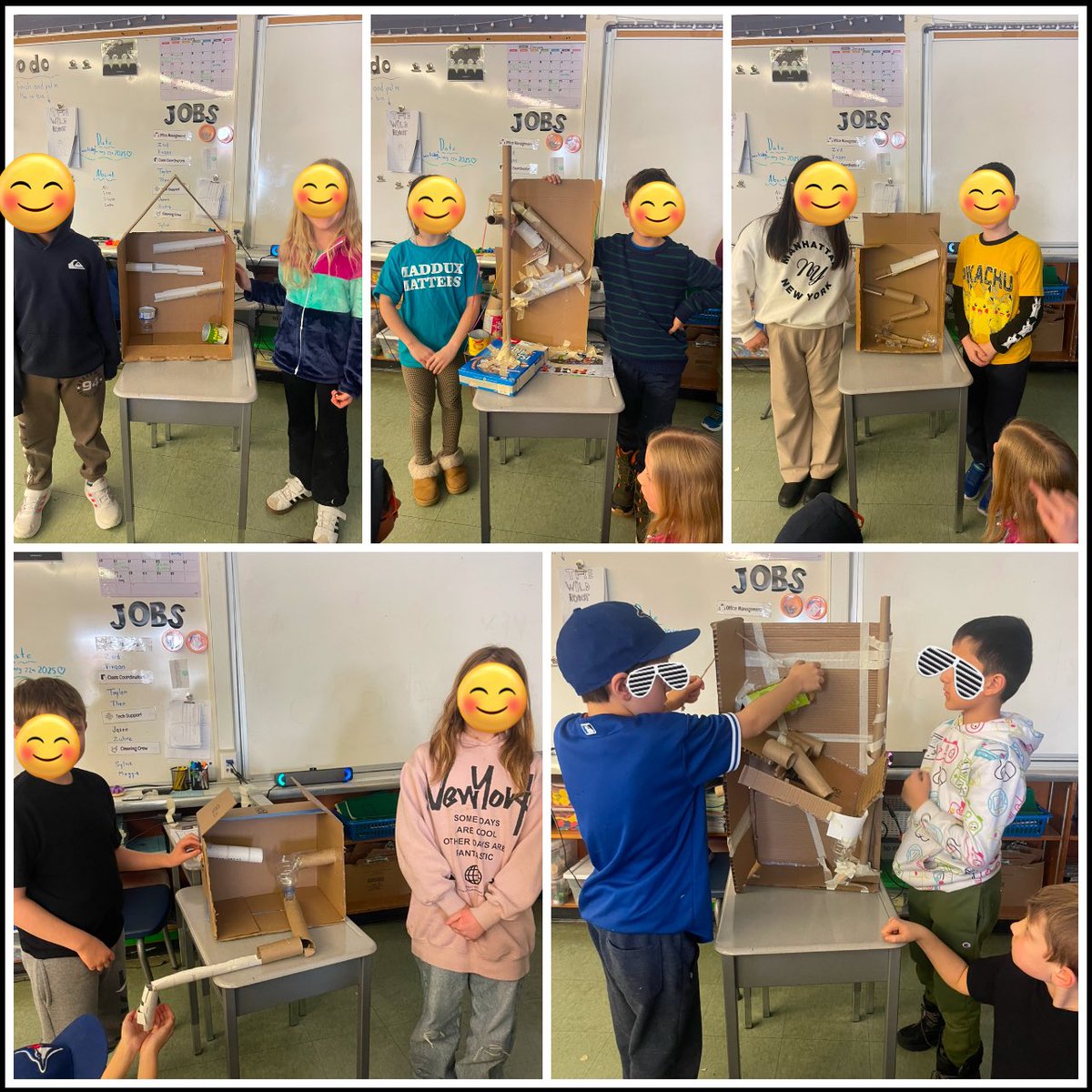 MsStevens_'s tweet photo. A few of our final marble run’s! @FRO_Bison https://t.co/YtOHXJUGTq