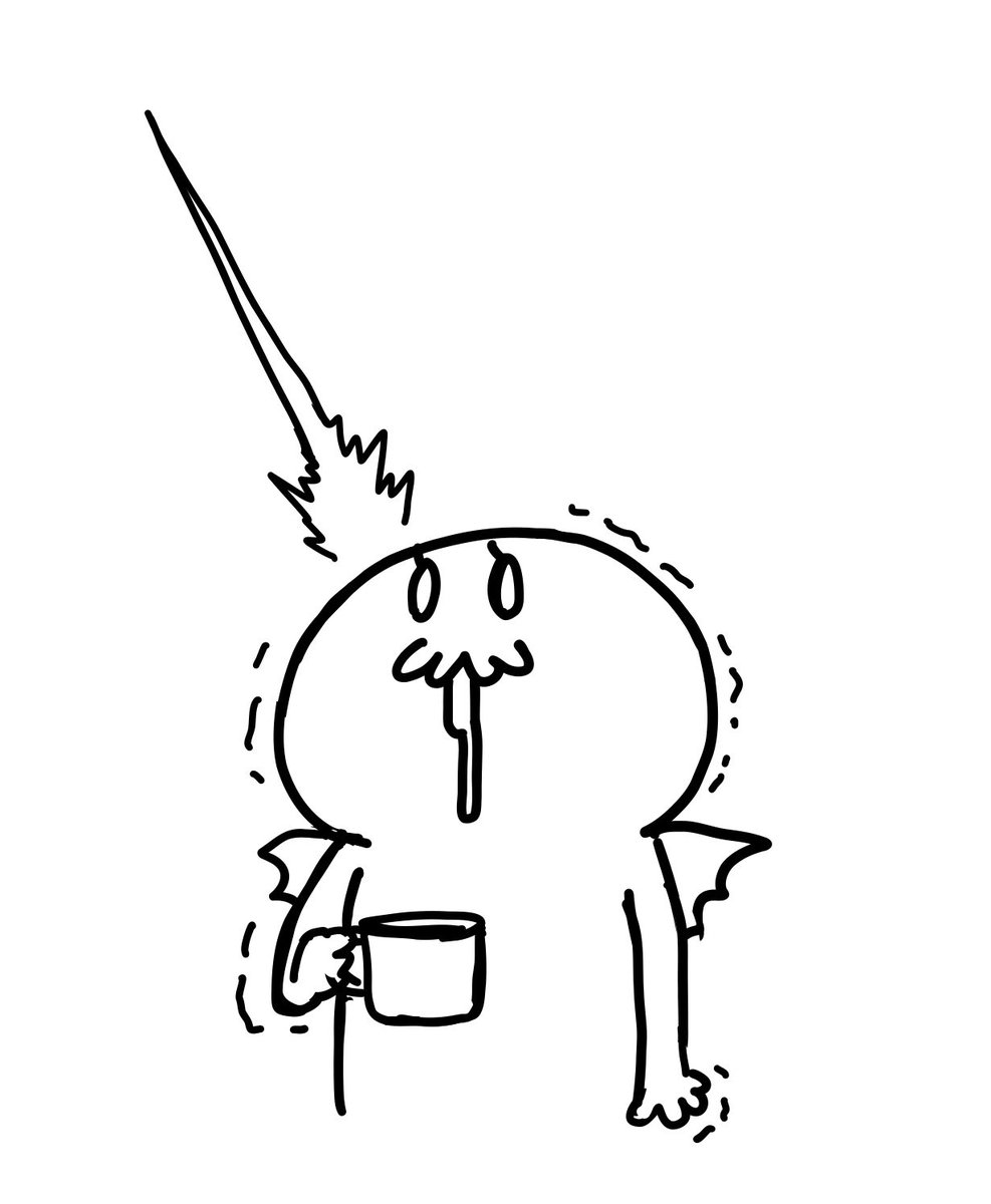 食後のコーヒーが濃いめで良い感じ 