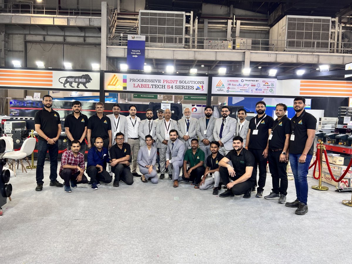jacobpressideas's tweet image. Webtech International Machineries: Revolutionizing Printing Technology at PrintPack 
zurl.co/sX4jx
#printing #packaging #publishing #digitalprinting #flexography #flexo #labels #Printpack2025 #printpack @WEBTECH GROUP