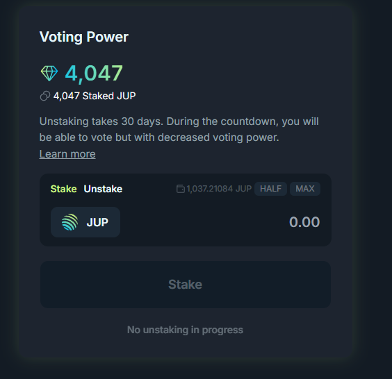 maggieman_sol's tweet photo. claimed my $jup and decided to stake it in a fresh new wallet to proof to my IRL friends that the ROI/benefits is crazy good!

i would also love to do my part to grow the pie.

giving away 100 $jup to 3 people. like, RT, comment SOL addy and follow @JupiterExchange !

will draw winner after catstanbul!

J4J
