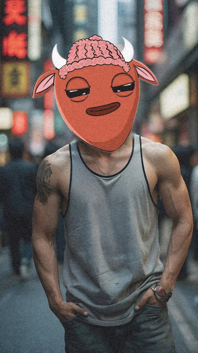 BWULLWIF's tweet photo. Crypto bull by day, street legend by night. ๐๐ชโจ #BWULLWIF #CryptoSwagger #StreetStyle #CryptoArt #MemeVibes #Solana #memecoin #crypto #CoinMarketCap #coingecko #binance๐ท๐ท๐ท $BTC $ETH $SOL $DOGE $SHIB $TURBO $PEPE #MemeCoin #ToTheMoon #Crypto #JoinTheHerd #BullishAF $SUI $BNB $SOL