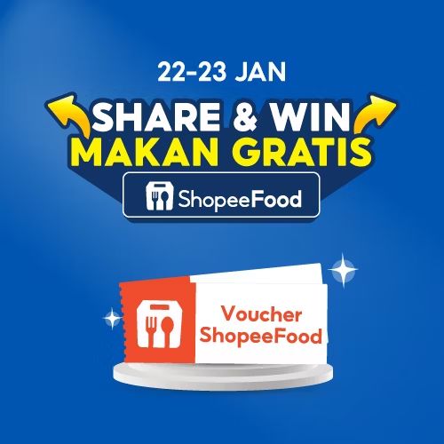zarli0706's tweet photo. [SHARE &amp; WIN MAKAN GRATIS 22-23 JAN!] Mau tau caranya? Yuk, gabung grup Shopee-ku sekarang juga dan ajak temanmu untuk dapetin Diskon 100% s/d 35RB!  Langsung klik di sini 👉 https://t.co/5ENYRuBfUx https://t.co/vHSCusrtS8