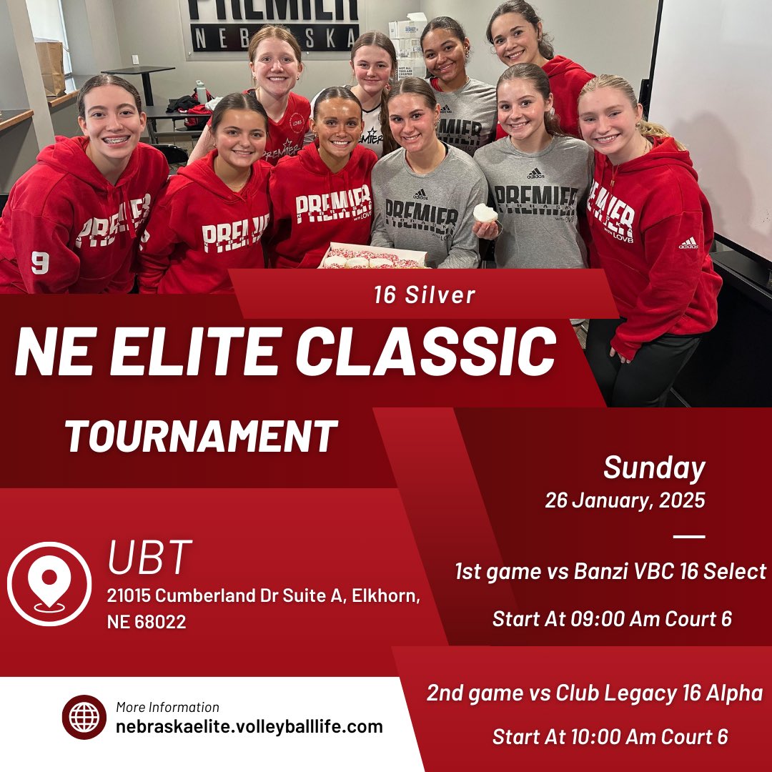 Second tournament this Sunday! 
LETS GO!! 🏐🏐🏐
#GoPremierVB #LOVB #16Silver #Earnit