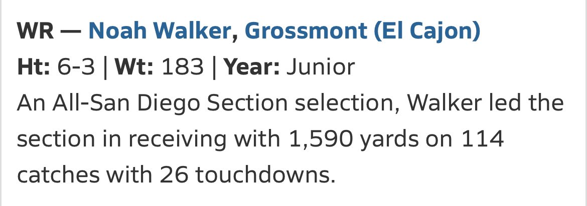 Grossmont High Football tweet media