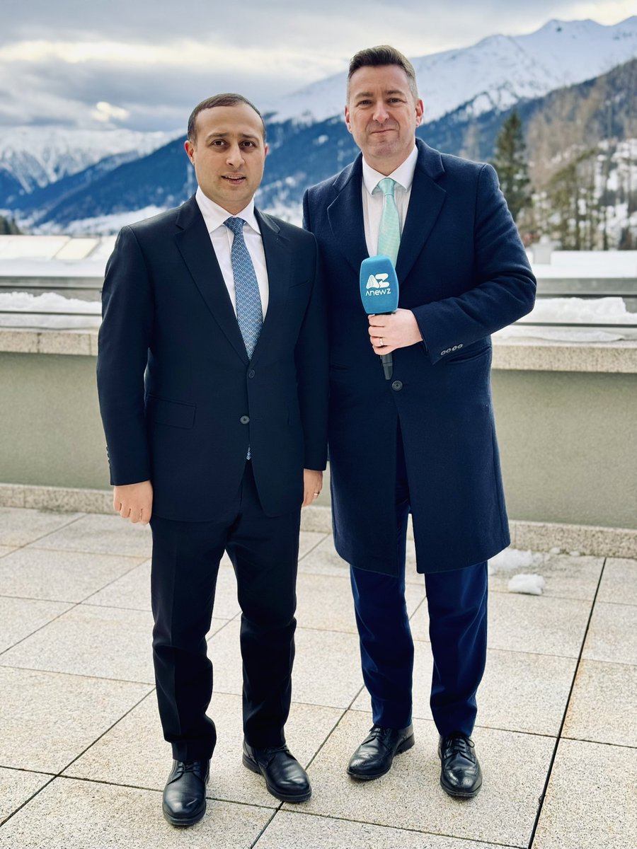 Guy Shone (@guyshone) on Twitter photo Thanks to <a href="/farizjafarov/">Fariz T. Jafarov</a> for a fascinating conversation <a href="/wef/">World Economic Forum</a> in #davos - full interview tonight only on <a href="/Anewz_tv/">AnewZ</a>
#wef #fourthindustrialrevolution #azerbaijan #azerbaycan #ai #growth #energy #technology #future Thanks to <a href="/farizjafarov/">Fariz T. Jafarov</a> for a fascinating conversation <a href="/wef/">World Economic Forum</a> in #davos - full interview tonight only on <a href="/Anewz_tv/">AnewZ</a>
#wef #fourthindustrialrevolution #azerbaijan #azerbaycan #ai #growth #energy #technology #future