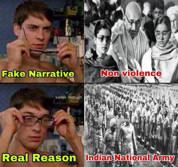 ChekrishnaCk's tweet photo. Those who know History will tell you the real reason why British left India. 

Happy Birthday Bose. 
 #NetajiSubhasChandraBose https://t.co/JqIoUR8wOS