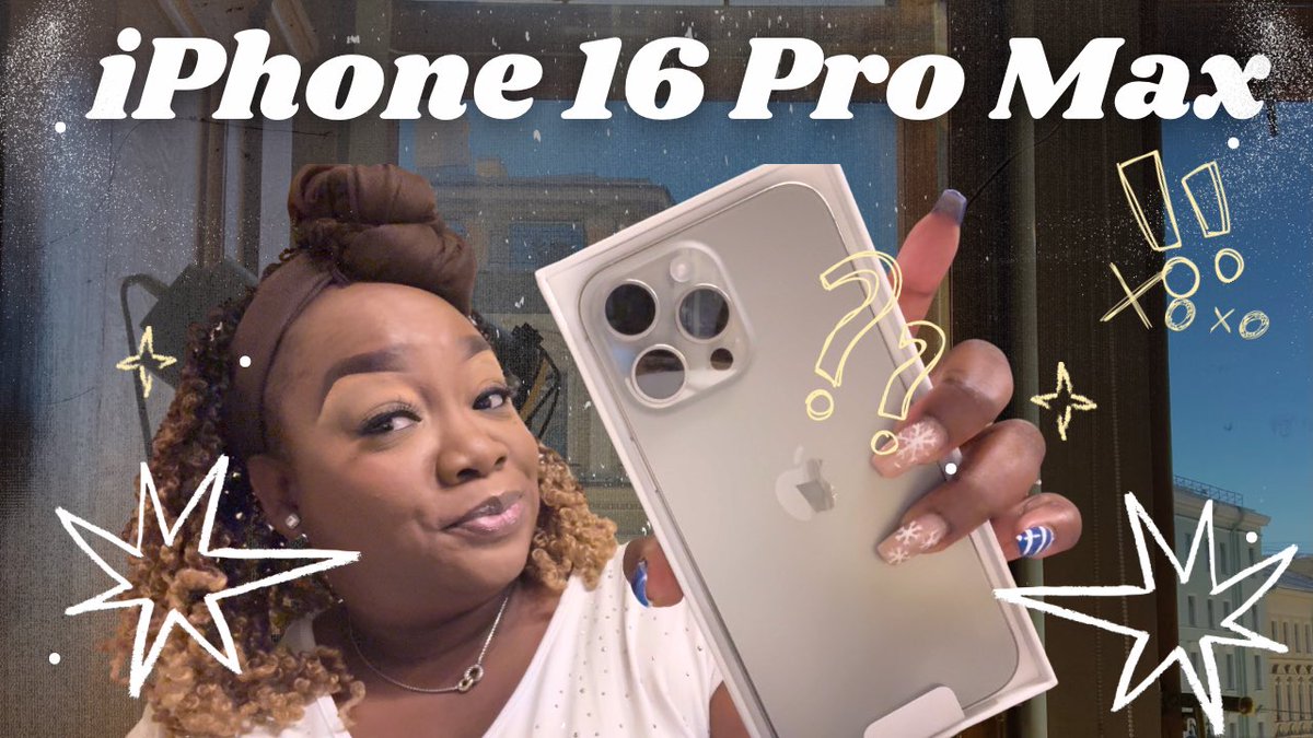 Bennique's tweet photo. NEW VIDEO!

#iphone16promax #unboxingvideo #iphonelovers #youtubevideo #bahamianyoutuber #youtubelife #upgrade 

This link 🔗 https://t.co/X1tR3u2KLI https://t.co/8JVLCcri61