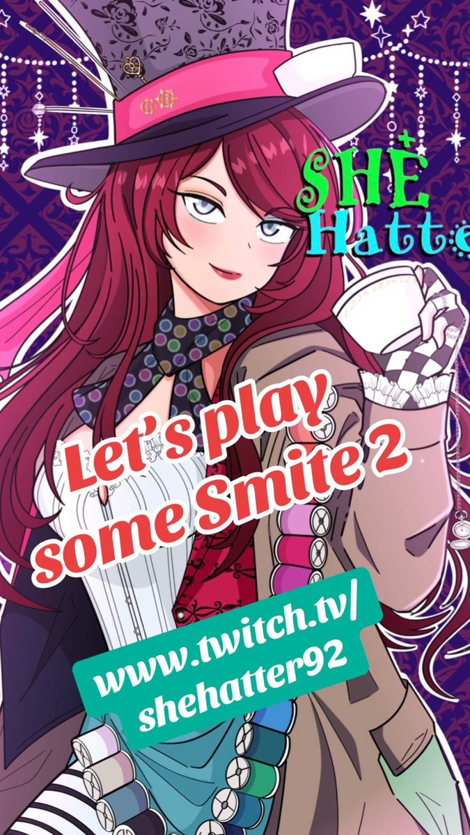 Shehatter92's tweet photo. Smite 2 time with the crew! Letโs go! Come say Hi! ๐๐ฉ๐
#streamer #streaming #gametime #twitchstreaming #twitchtv #gamerchicks #Affiliate #twitchaffiliate #Smite2
https://t.co/A8pgJzfUpo https://t.co/oGvMLLUAoU