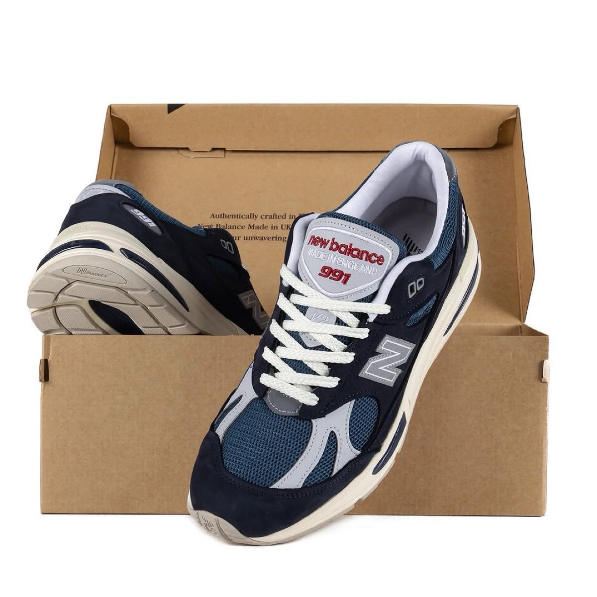 New Balance 『991v2 “Vintage Navy”』が発売予定。［U991VN2 