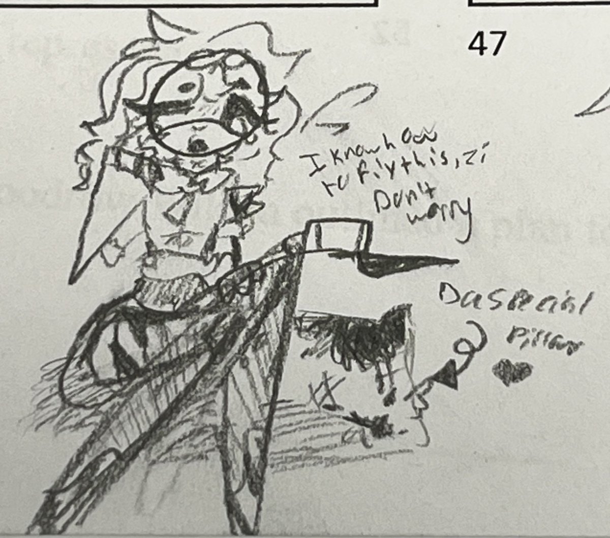 Fr0st_B1tten's tweet photo. Oh rite. This or smth.
I made these yesterday in a class im not allowed to have my phone in so apologies if the dialogue is off.
Thread for translations XD
#Brightestcandle #VUzi #MurderDrones #UziDoorman #SerialDesignstionV https://t.co/Foumu9yKw2
