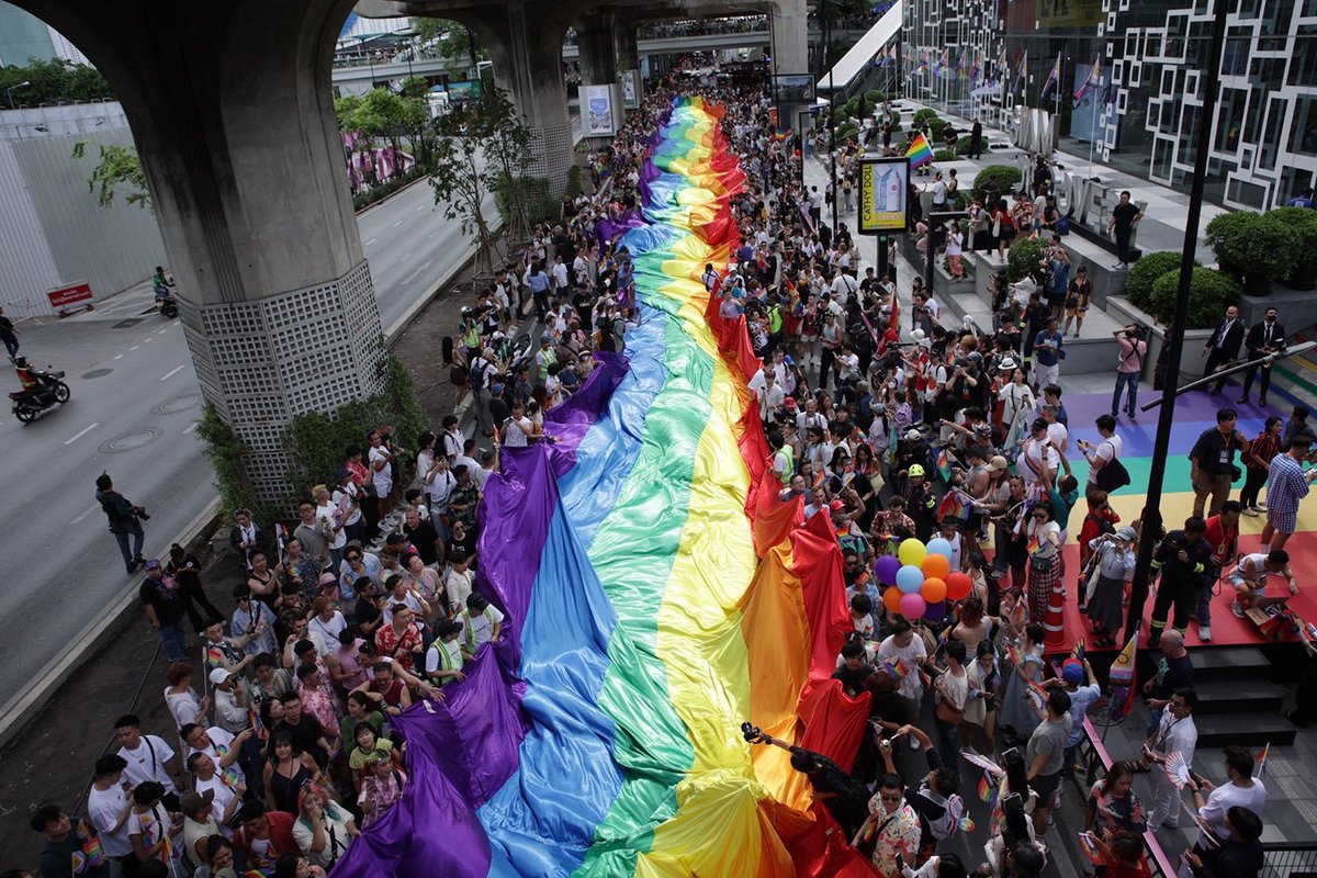 HISTORY HAS BEEN MADE!  

Starting today, January 23, same-sex marriage #สมรสเท่าเทียม is officially legalized in Thailand, following its 120-day promulgation after being published in the Royal Gazette.  

Now, couples of all genders can legally register their marriage!