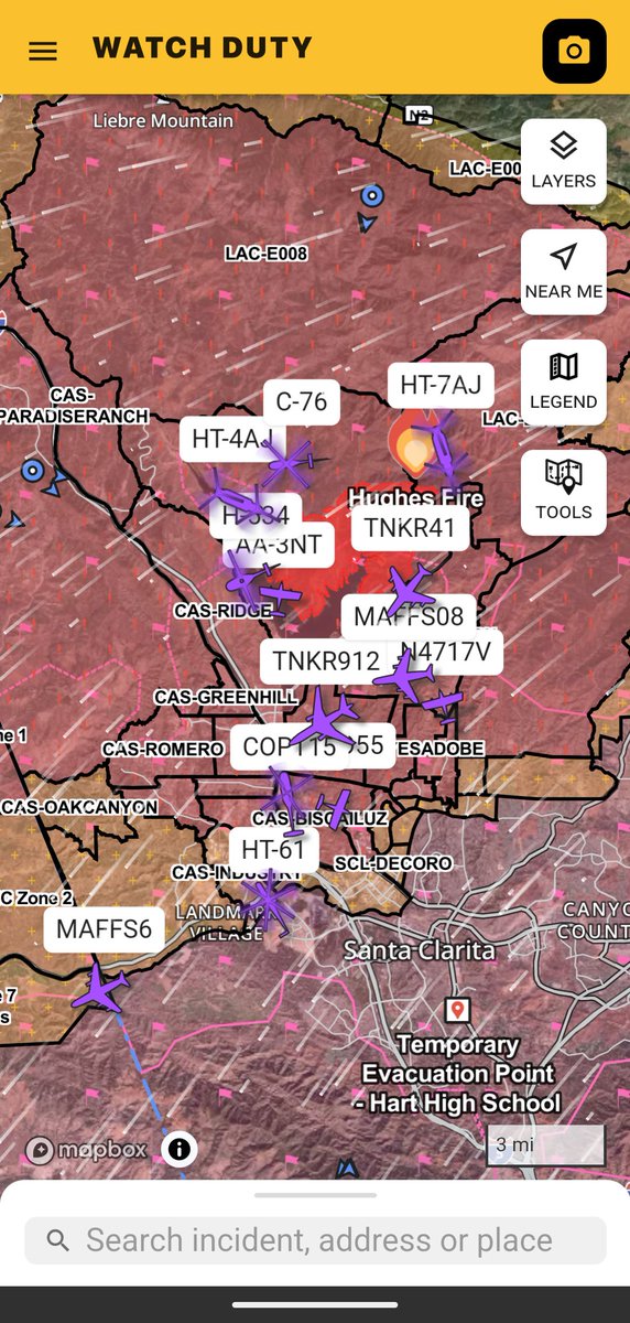 It's amazing to see how much Air Attack is working on the #HughesFire right now.