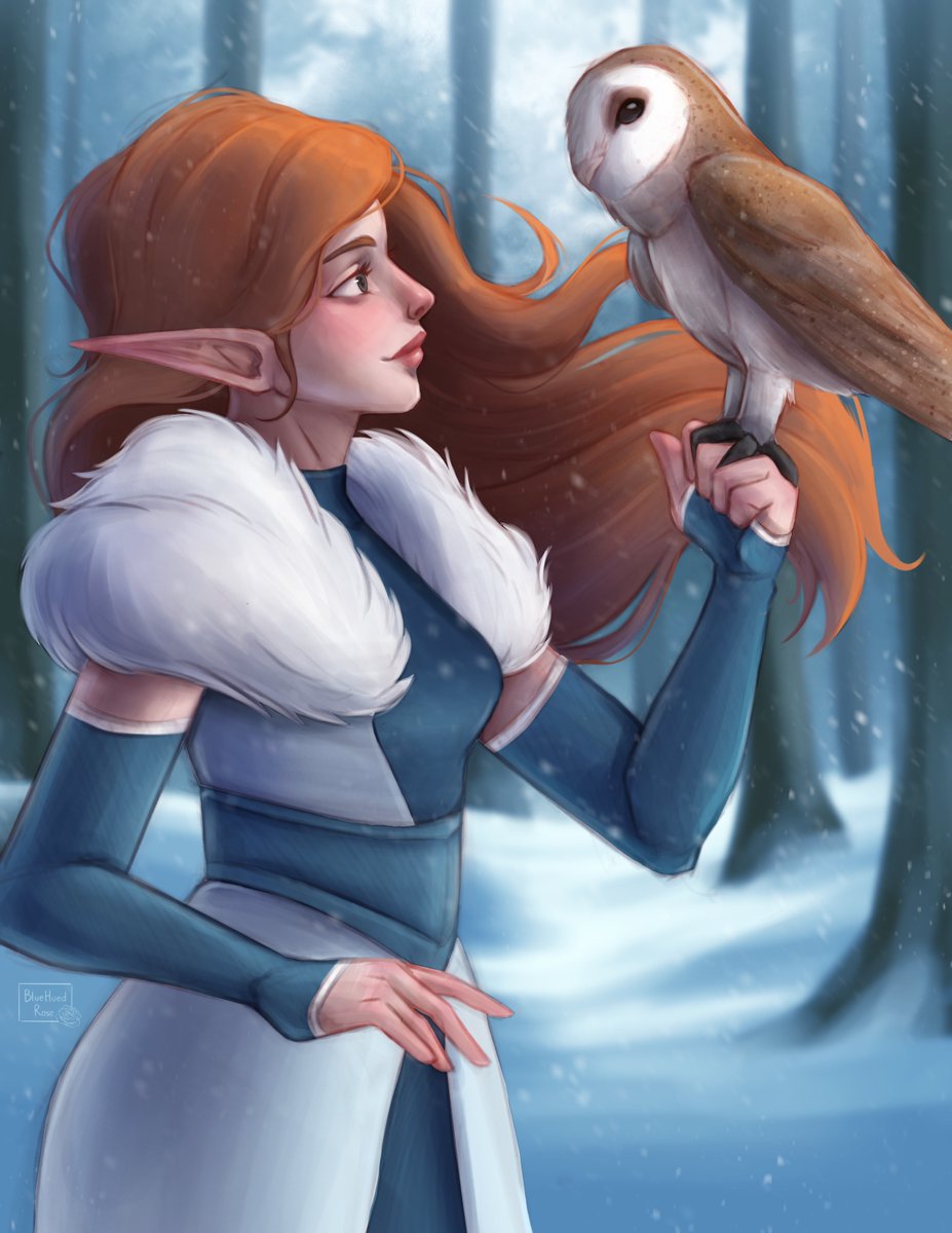 Winter is my favorite season. It’s so different than the other seasons with the beautiful weather and cozy atmosphere. I’ll sit by a window for hours, watching the snow with a soft blanket and cup of coffee.
#characterdesign #conceptart #digitalillustration  #fantasyart #animeart