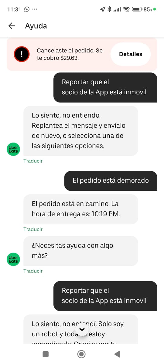 alexvonbuch's tweet photo. @UberEats demuestra lo frágil que son las plataformas cuando no están diseñadas alrededor de sus clientes.  Lastimosamente, me tocó ser estafado por unos de sus socios, pero #UberEats no tiene diseñada una ruta alternativa para estos casos.   Abro hilo. https://t.co/TwgnQAxNKJ