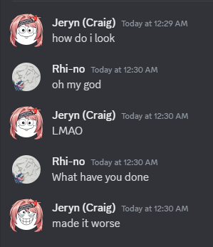 Jeryn99's tweet photo. this is way too funny to me (cameo: @RhiRhino ) https://t.co/wvusUQvdnU