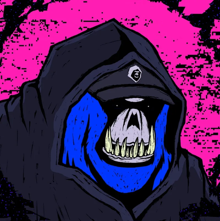 Mikorin_eth's tweet image. Another day, another win in the @FelineFiendz discord! Come hang 😼 This time I got me a Primal Cult NFT 🦍