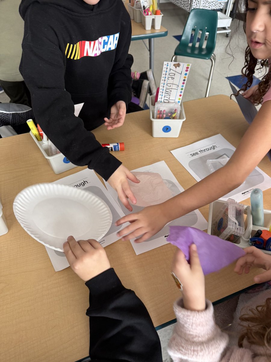 Kristen Aviles (@missaviles1) on Twitter photo First graders sorting materials based on if it’s transparent, translucent, & opaque.
<a href="/CHUFSD/">Croton-Harmon School</a> <a href="/CETelementary/">CETelementary</a> <a href="/MysterySci/">Mystery Science</a> First graders sorting materials based on if it’s transparent, translucent, & opaque.
<a href="/CHUFSD/">Croton-Harmon School</a> <a href="/CETelementary/">CETelementary</a> <a href="/MysterySci/">Mystery Science</a>