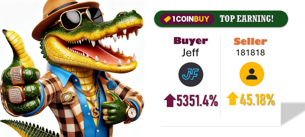 official_ocb's tweet photo. 🌟[Best Earning  1/22] Top buyer and seller on OneCoinBuy have set the bar high—will you claim the spotlight tomorrow?   https://t.co/oOdLT6LlU8……… #OneCoinBuy #CryptoTrading #DailyRewards #TopEarners #CryptoMarketplace #TradeAndWin https://t.co/HWFiKtzrd8
