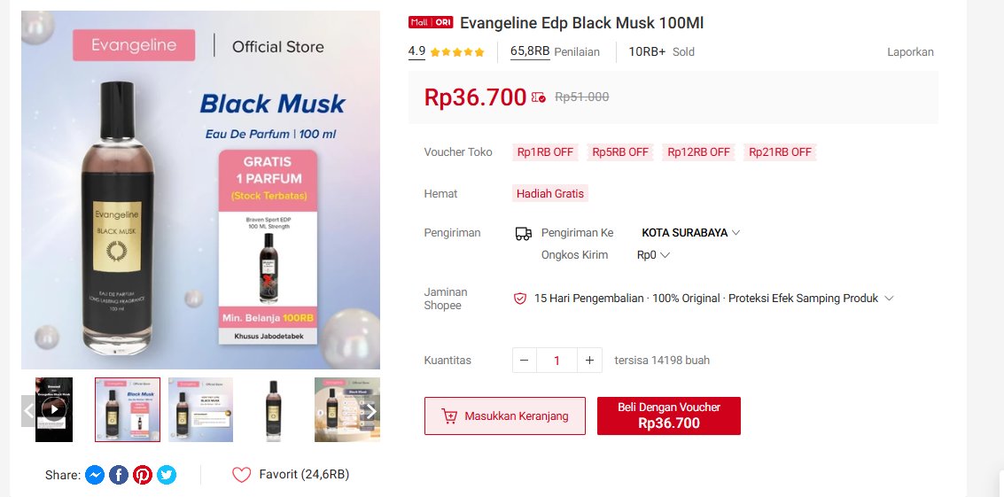 Fzazizu's tweet photo. Parfum evangeline 📷📷

Link: https://t.co/mwk28yjJJ8
 
#shopeehaul #Shopee #fypviral #virals #affiliate #parfumeviral https://t.co/Nd1mPPANn4