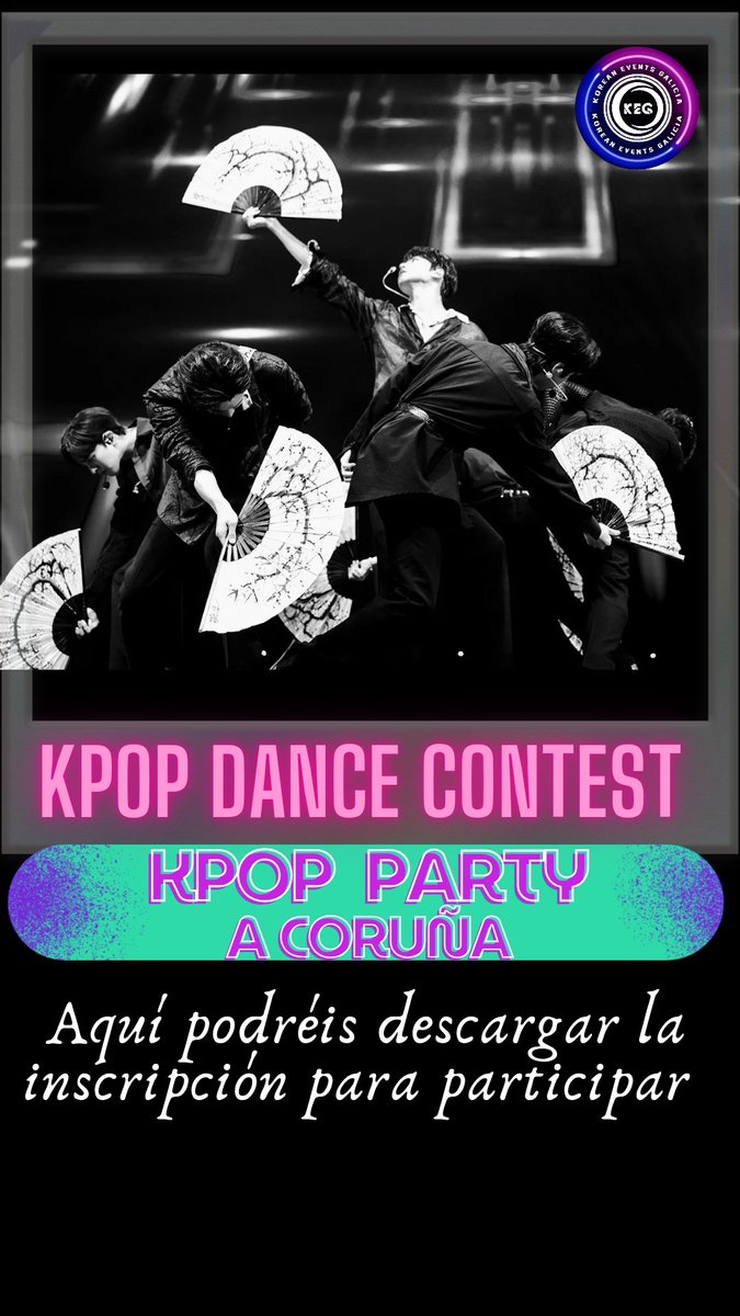 Os dejamos el enlace para descargar la inscripción para el Kpop Dance Contest en la próxima Kpop Party A Coruña.
📎drive.google.com/file/d/1ZF8WK2…

#kpopparty #ACoruña #KPOP #party #Disco #kpopdance #dance