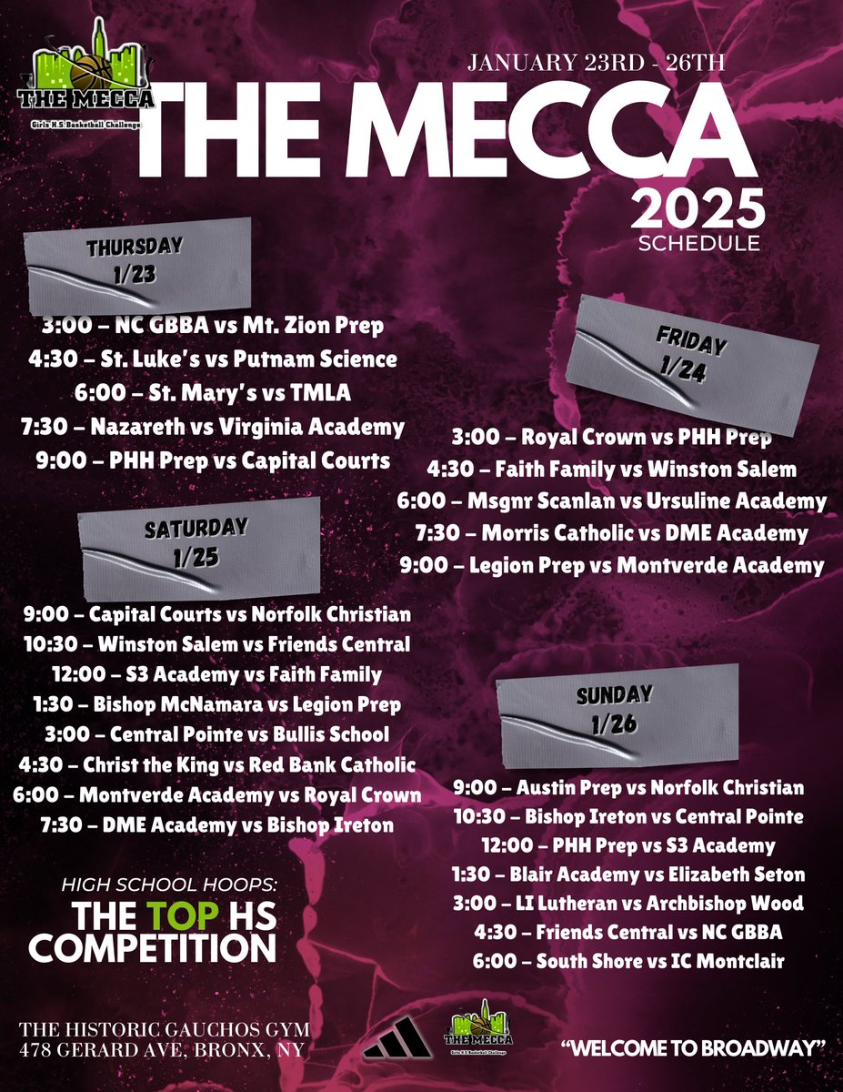 TheMeccaHSShowcase tweet media