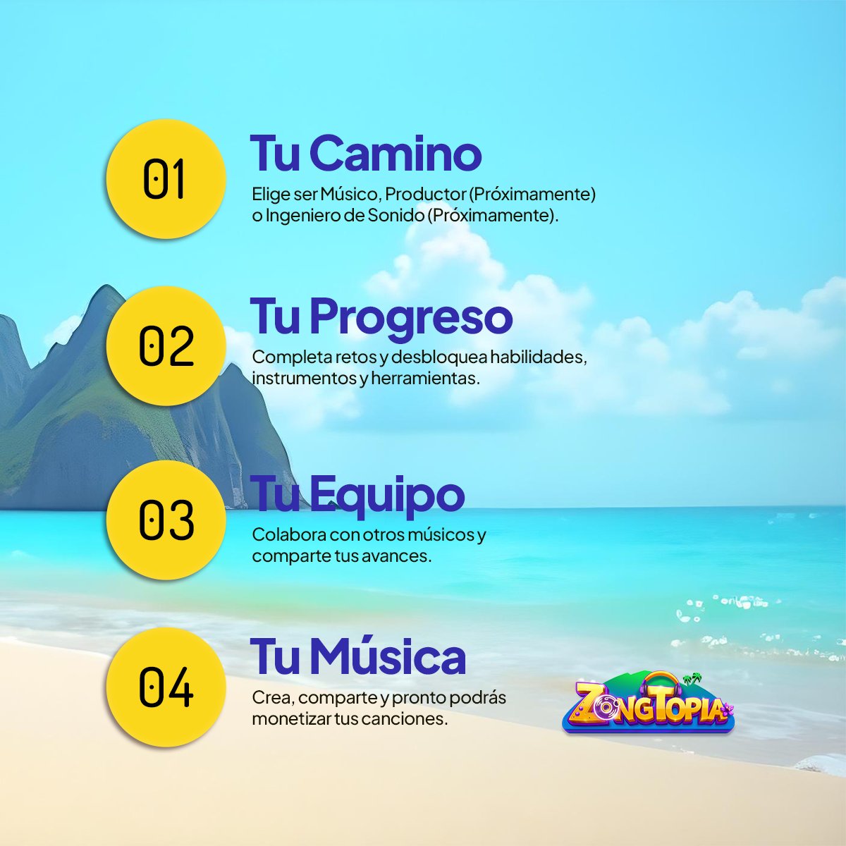 zongtopia's tweet photo. 🎮 En Zongtopia eliges tu camino, completas retos, colaboras y compartes tu música. ¡Más cerca de lo que imaginas! 🚀🎶
#Zongtopia #Música #NetworkingMusical #Músicos #HerramientasMusicales #AprendizajeMusical #Gaming https://t.co/ClUQe88wiD