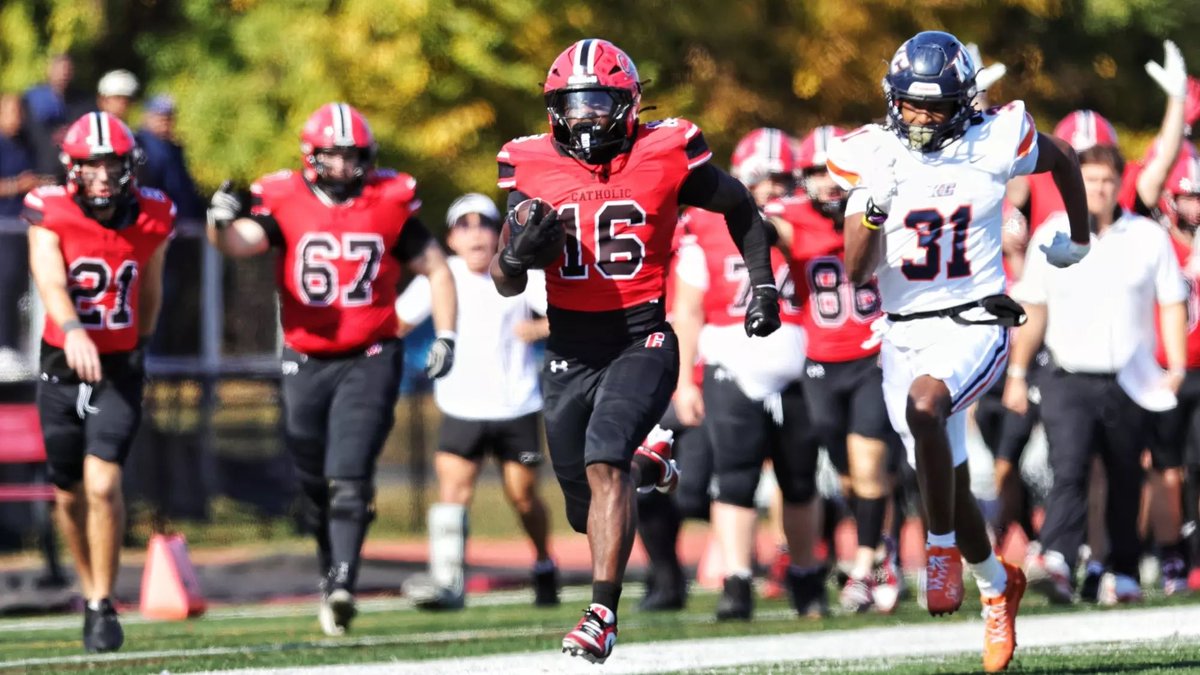 After a great conversation with <a href="/Coach_Coles74/">Coach Coles</a> I am happy to receive an offer from Catholic University! #AGTG 
<a href="/CoachHoats/">Coach Chris Hoats</a> <a href="/B_Dyer2/">Brandon Dyer</a> <a href="/WPCatsFootball/">Winter Park Football</a>